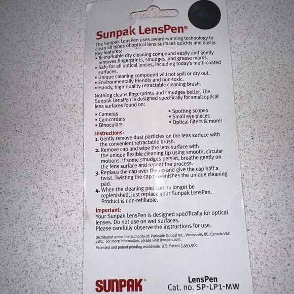 Sunpak LensPen Camera Lens Cleaner - Picture 3 of 3